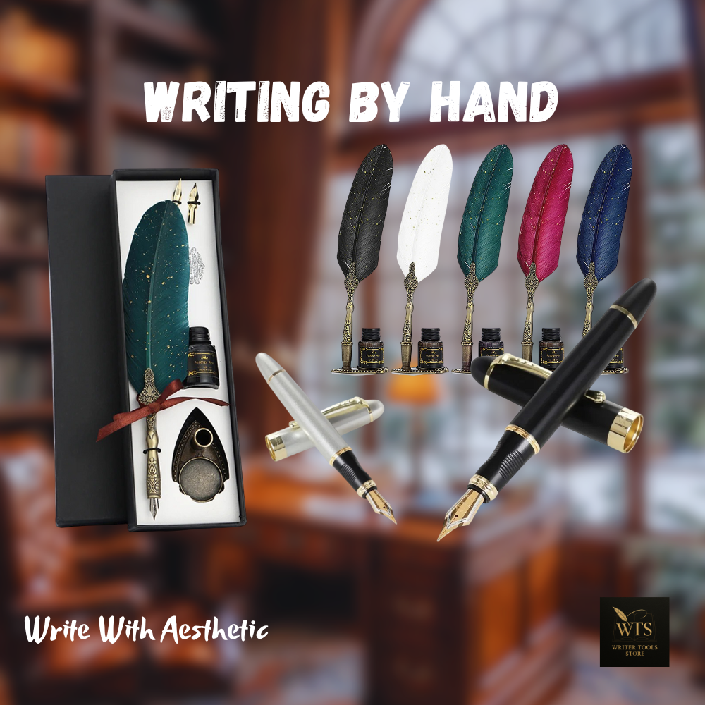 Vintage Pens and Ink and Quil set for writers