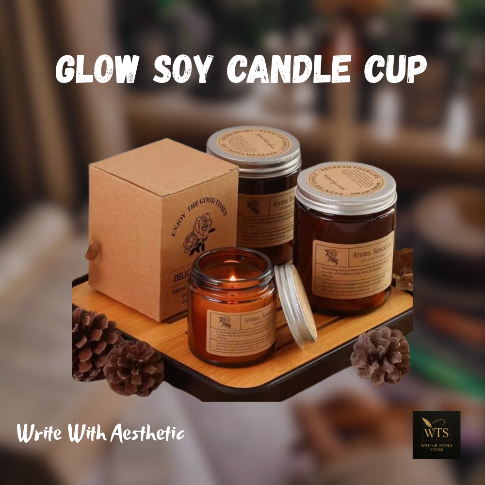 Serenity Glow Soy Candle Cup – Smokeless Aromatherapy Essential Oil Candle for Home Fragrance & Decorative Gifting