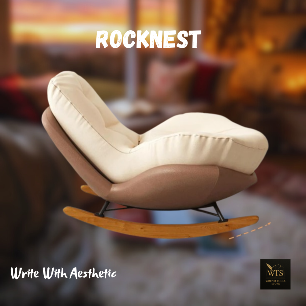 The Rocknest – Penguin-Inspired Lazy Rocking Chair | Comfy Recliner for Adults | Indoor Sofa for Living Room & Balcony