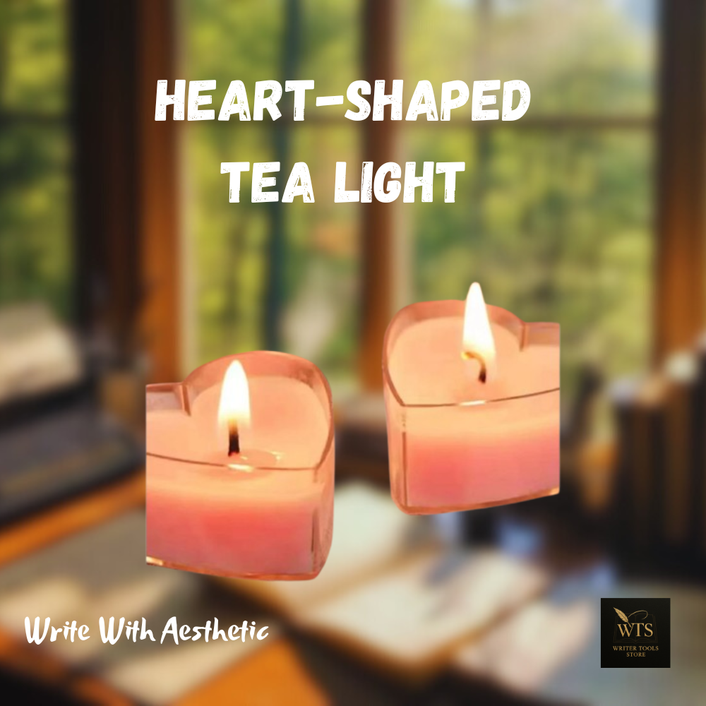 Heart-Shaped Scented Tea Light Candles – 9 pieces Romantic Decorative Set for Valentine’s Day, Weddings & Anniversaries