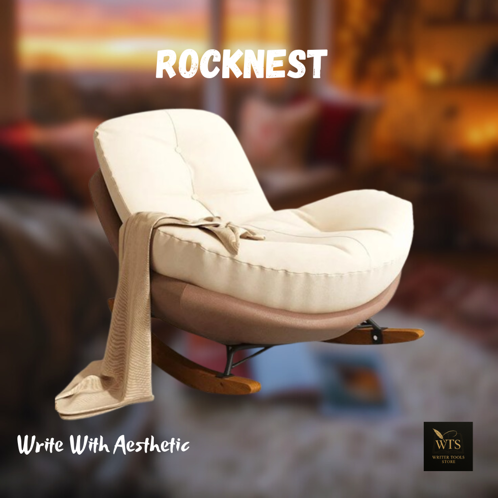 The Rocknest – Penguin-Inspired Lazy Rocking Chair | Comfy Recliner for Adults | Indoor Sofa for Living Room & Balcony
