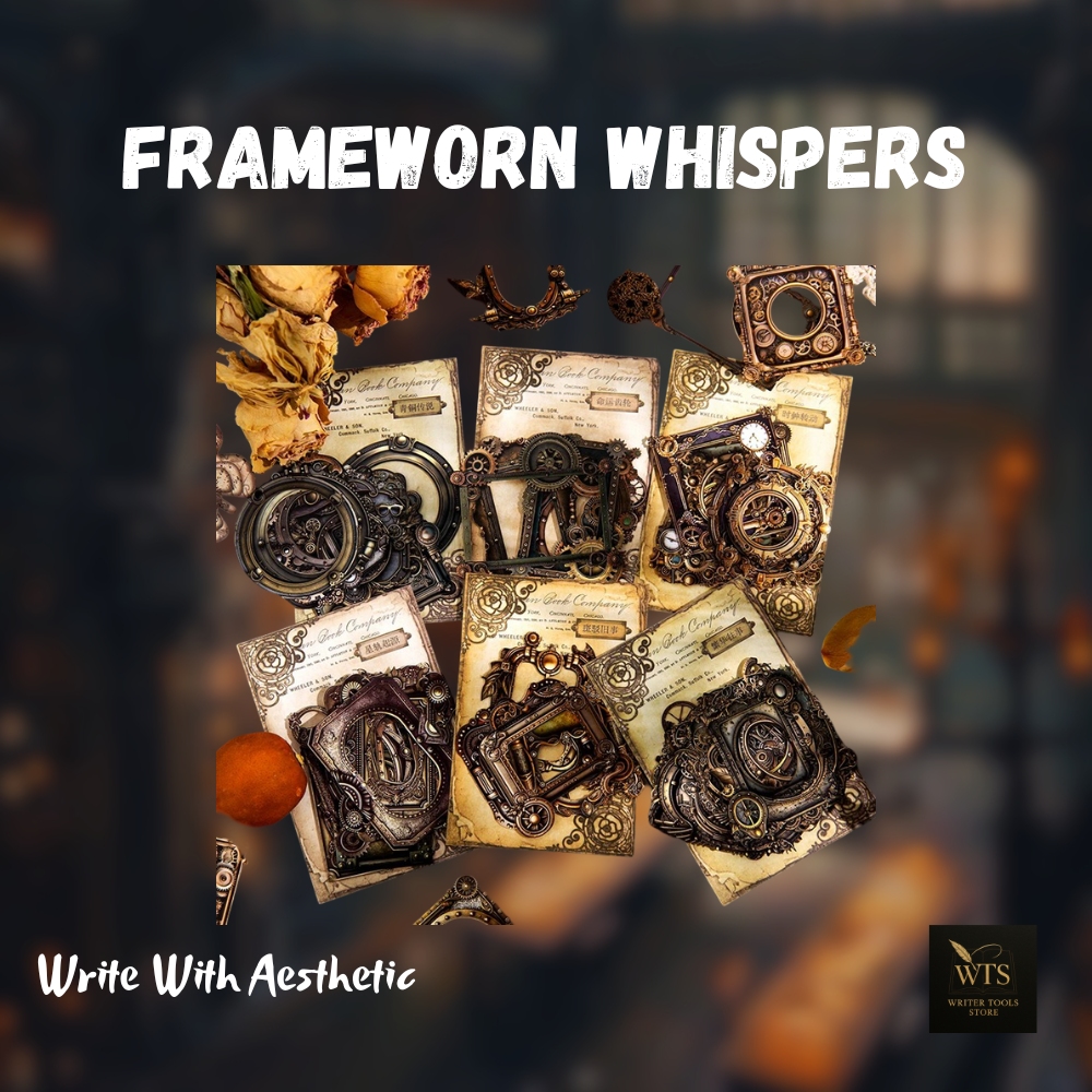 Frameworn Whispers – 10 Antique-Edge Craft Frames for Stories, Pages & Keepsakes