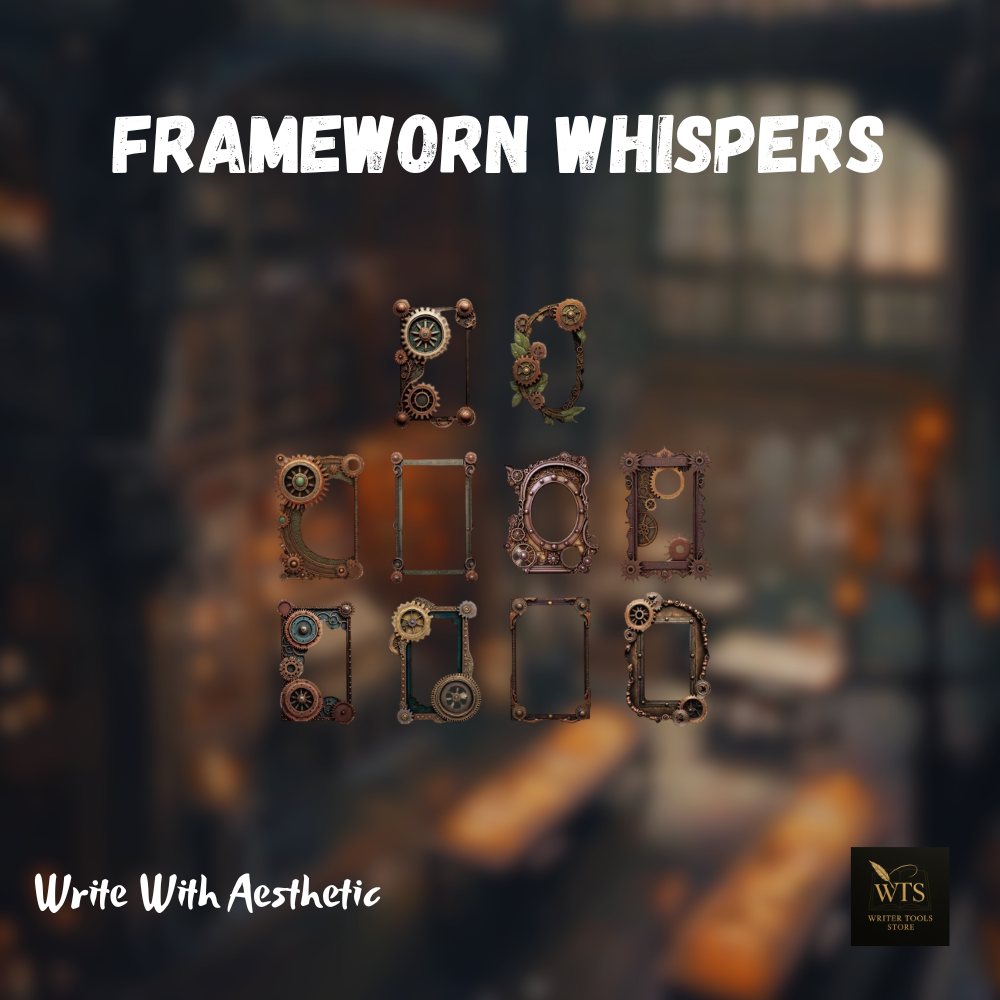 Frameworn Whispers – 10 Antique-Edge Craft Frames for Stories, Pages & Keepsakes