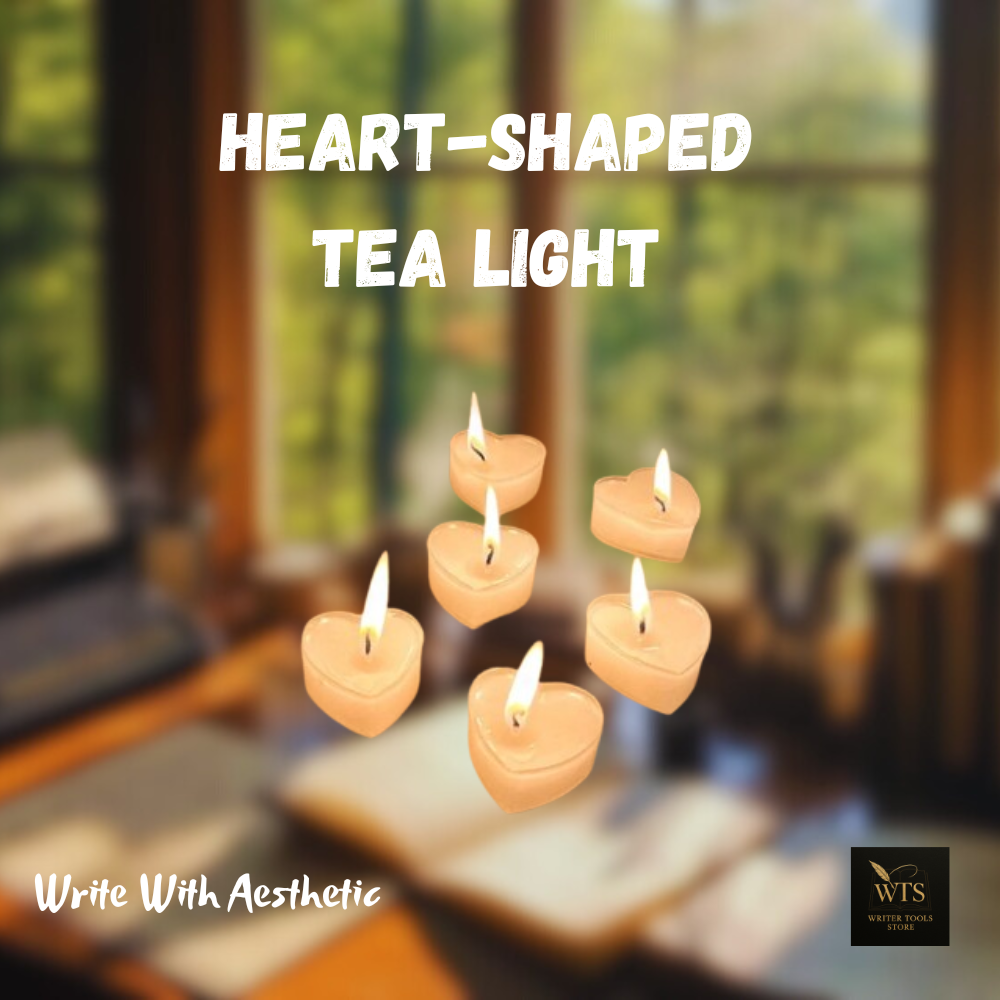 Heart-Shaped Scented Tea Light Candles – 9 pieces Romantic Decorative Set for Valentine’s Day, Weddings & Anniversaries
