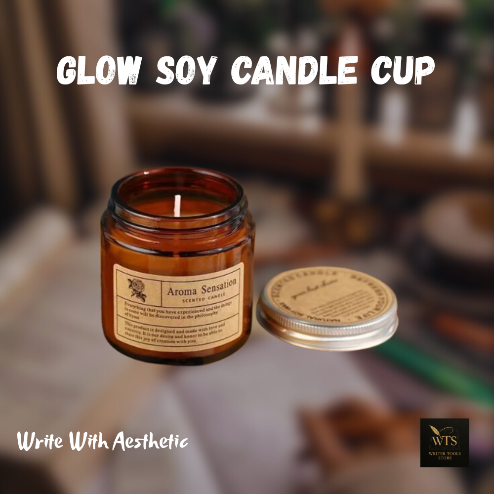 Serenity Glow Soy Candle Cup – Smokeless Aromatherapy Essential Oil Candle for Home Fragrance & Decorative Gifting
