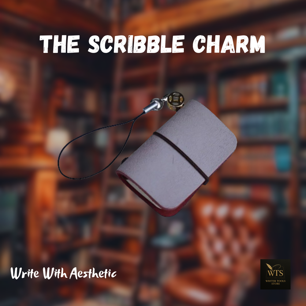 The Scribble Charm – Mini Keychain Notebook for Notes, Doodles & Daily Ideas