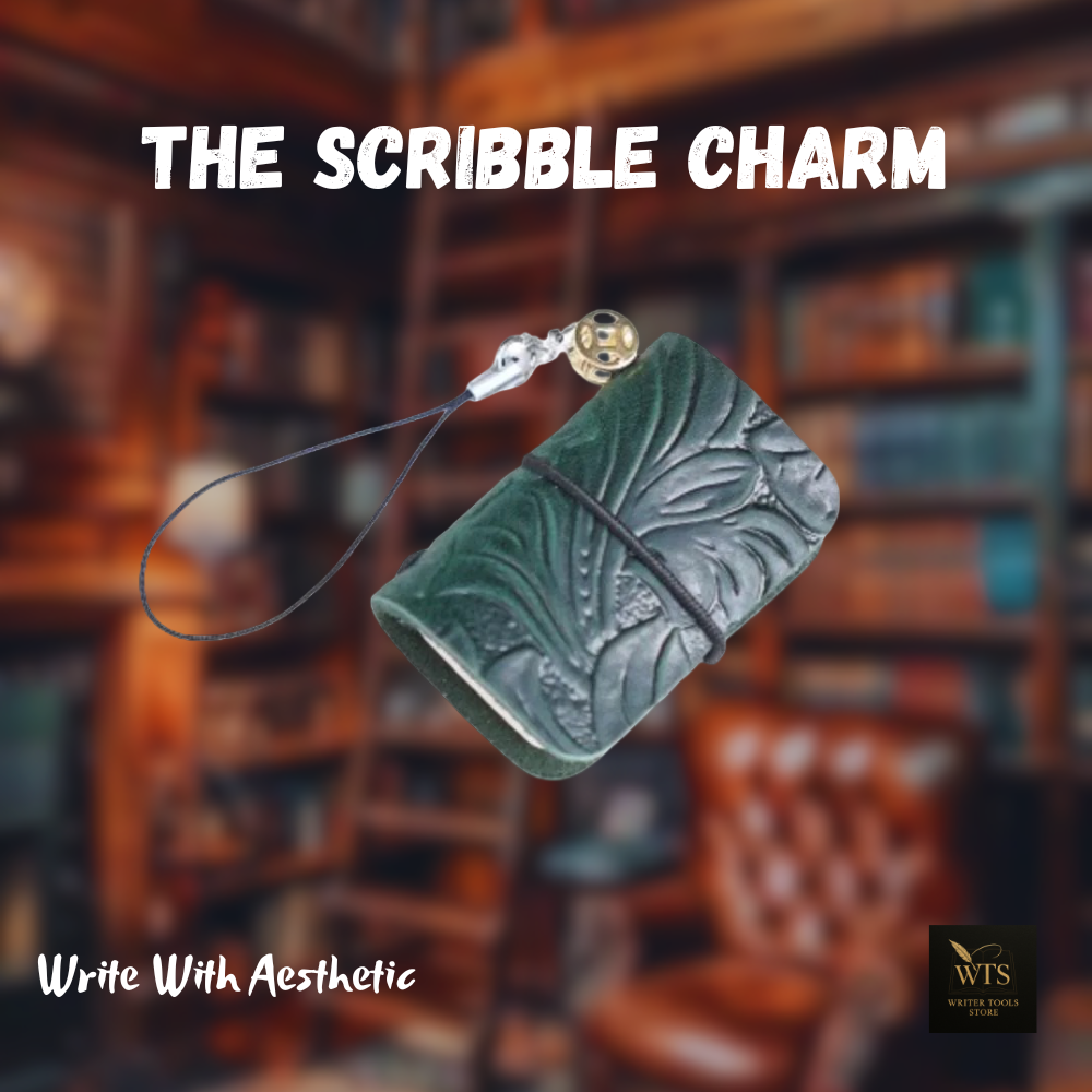The Scribble Charm – Mini Keychain Notebook for Notes, Doodles & Daily Ideas