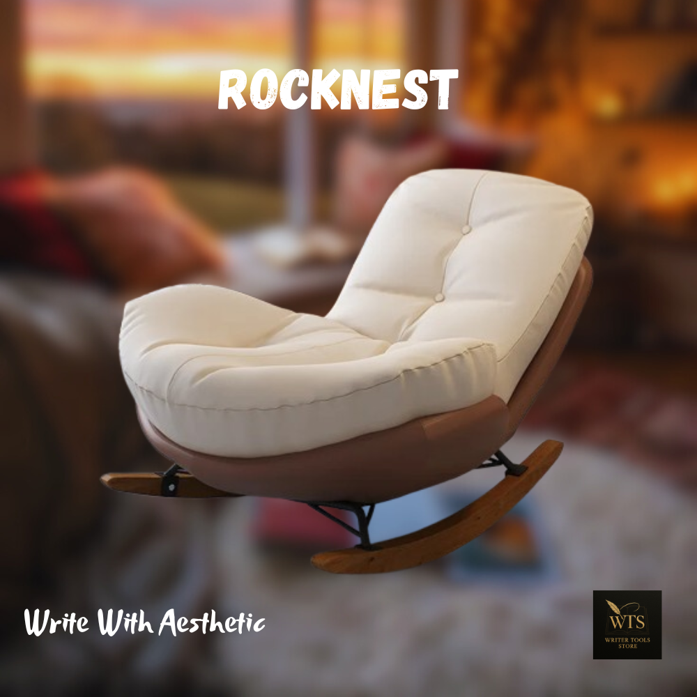 The Rocknest – Penguin-Inspired Lazy Rocking Chair | Comfy Recliner for Adults | Indoor Sofa for Living Room & Balcony