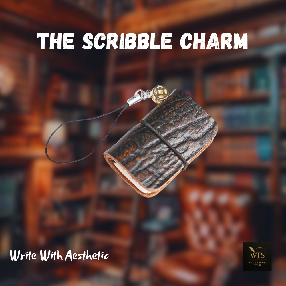 The Scribble Charm – Mini Keychain Notebook for Notes, Doodles & Daily Ideas