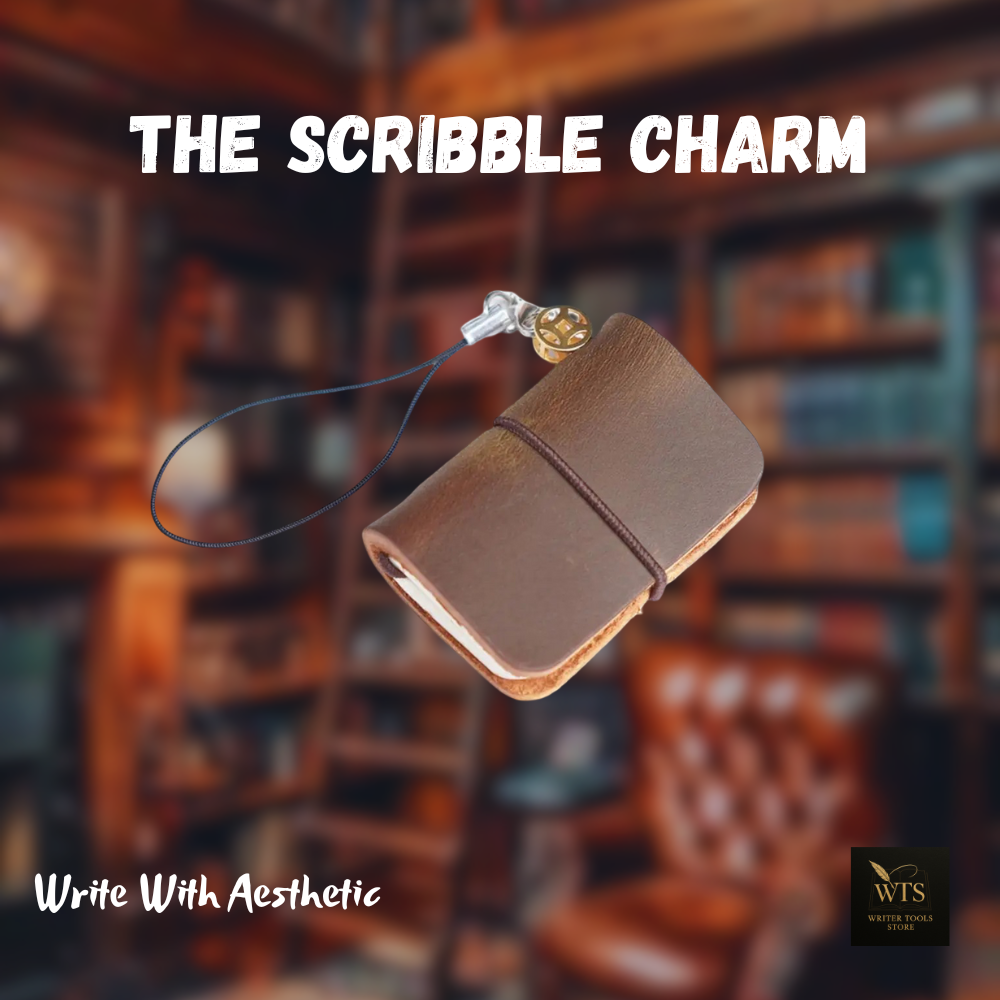 The Scribble Charm – Mini Keychain Notebook for Notes, Doodles & Daily Ideas