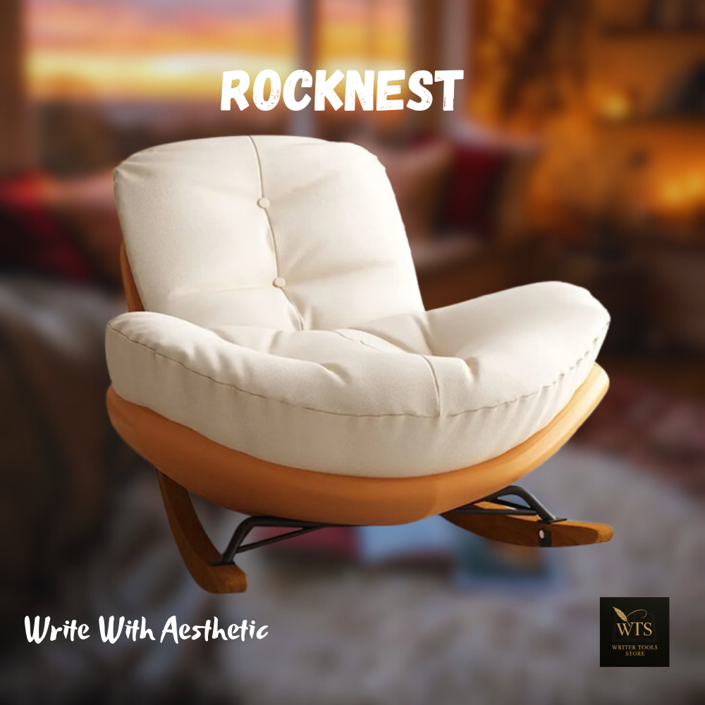 The Rocknest – Penguin-Inspired Lazy Rocking Chair | Comfy Recliner for Adults | Indoor Sofa for Living Room & Balcony