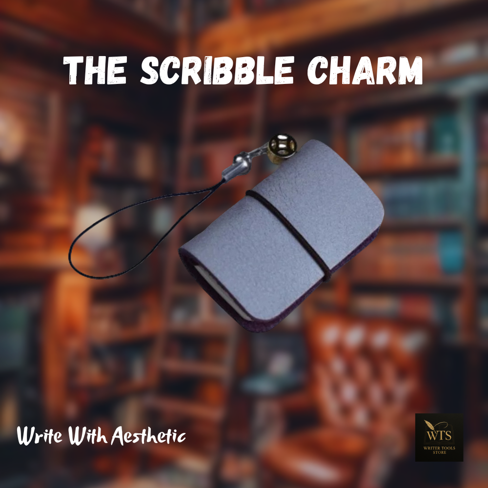 The Scribble Charm – Mini Keychain Notebook for Notes, Doodles & Daily Ideas