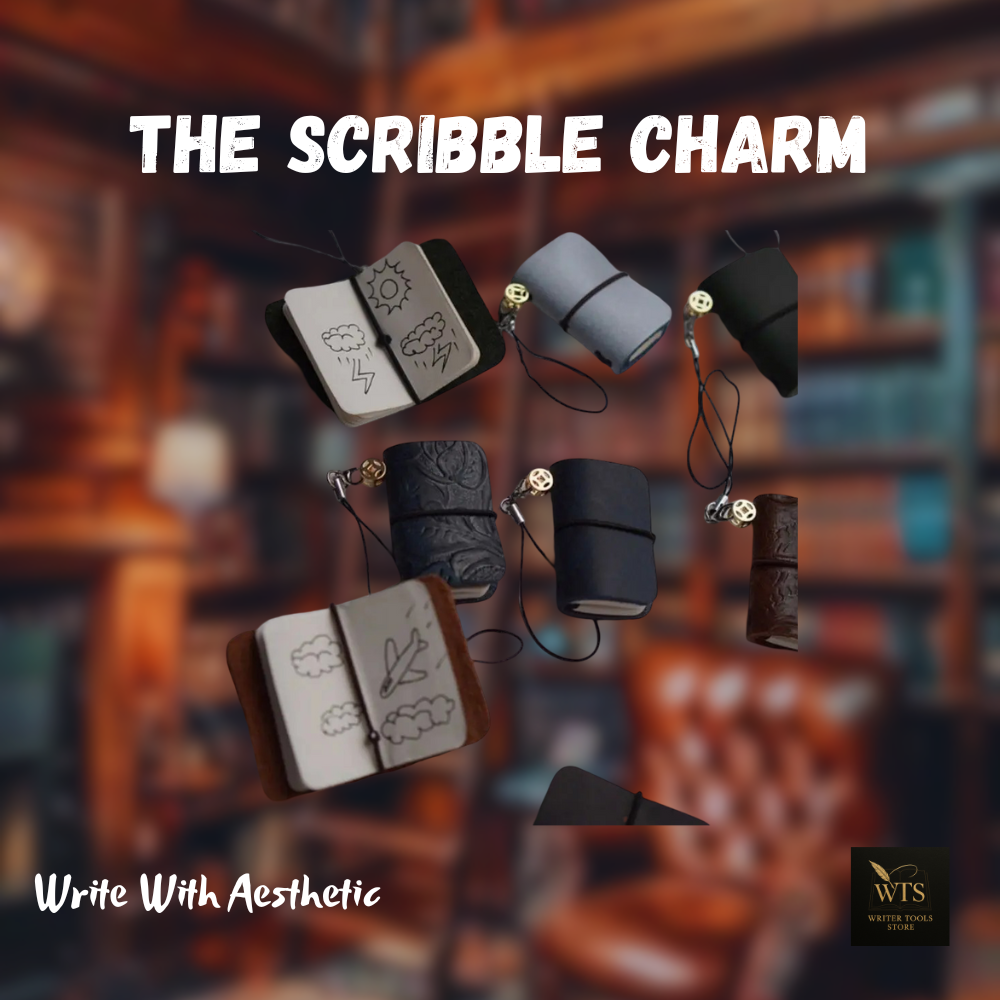 The Scribble Charm – Mini Keychain Notebook for Notes, Doodles & Daily Ideas