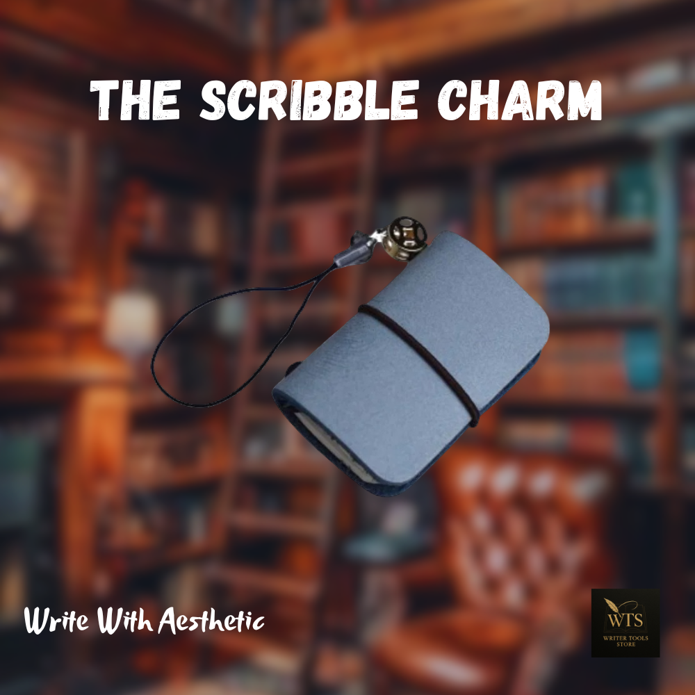 The Scribble Charm – Mini Keychain Notebook for Notes, Doodles & Daily Ideas