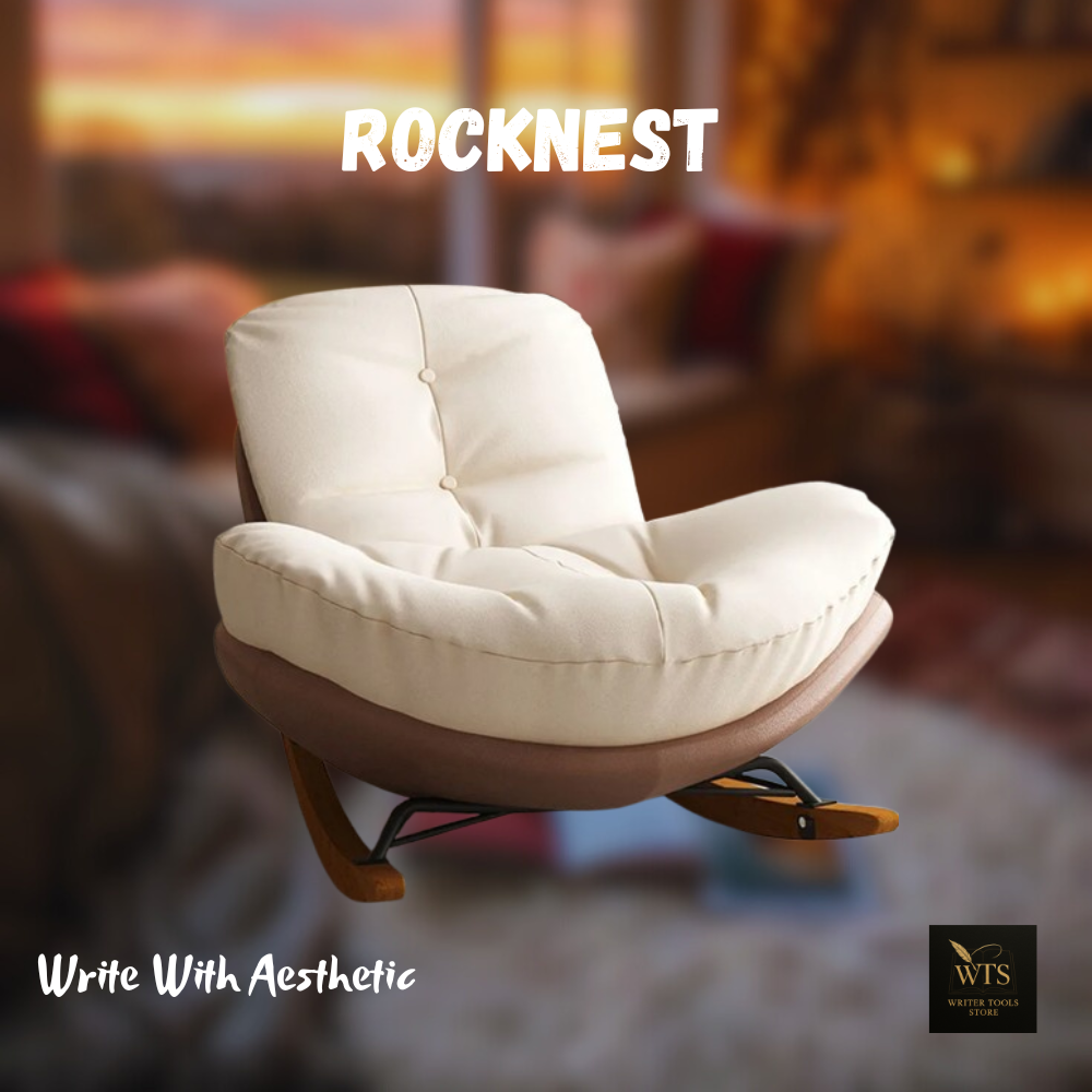 The Rocknest – Penguin-Inspired Lazy Rocking Chair | Comfy Recliner for Adults | Indoor Sofa for Living Room & Balcony