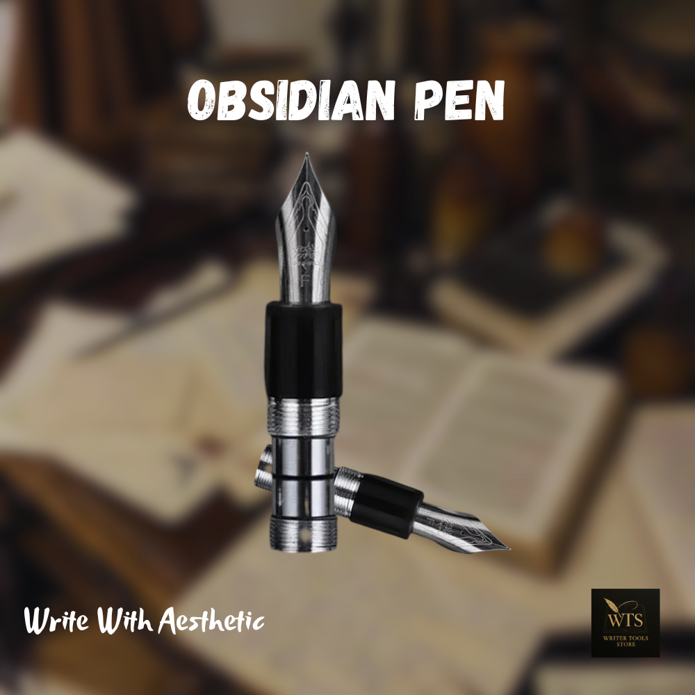 Obsidian Pen – Midnight Acrylic Ink Pen for Timeless Writing