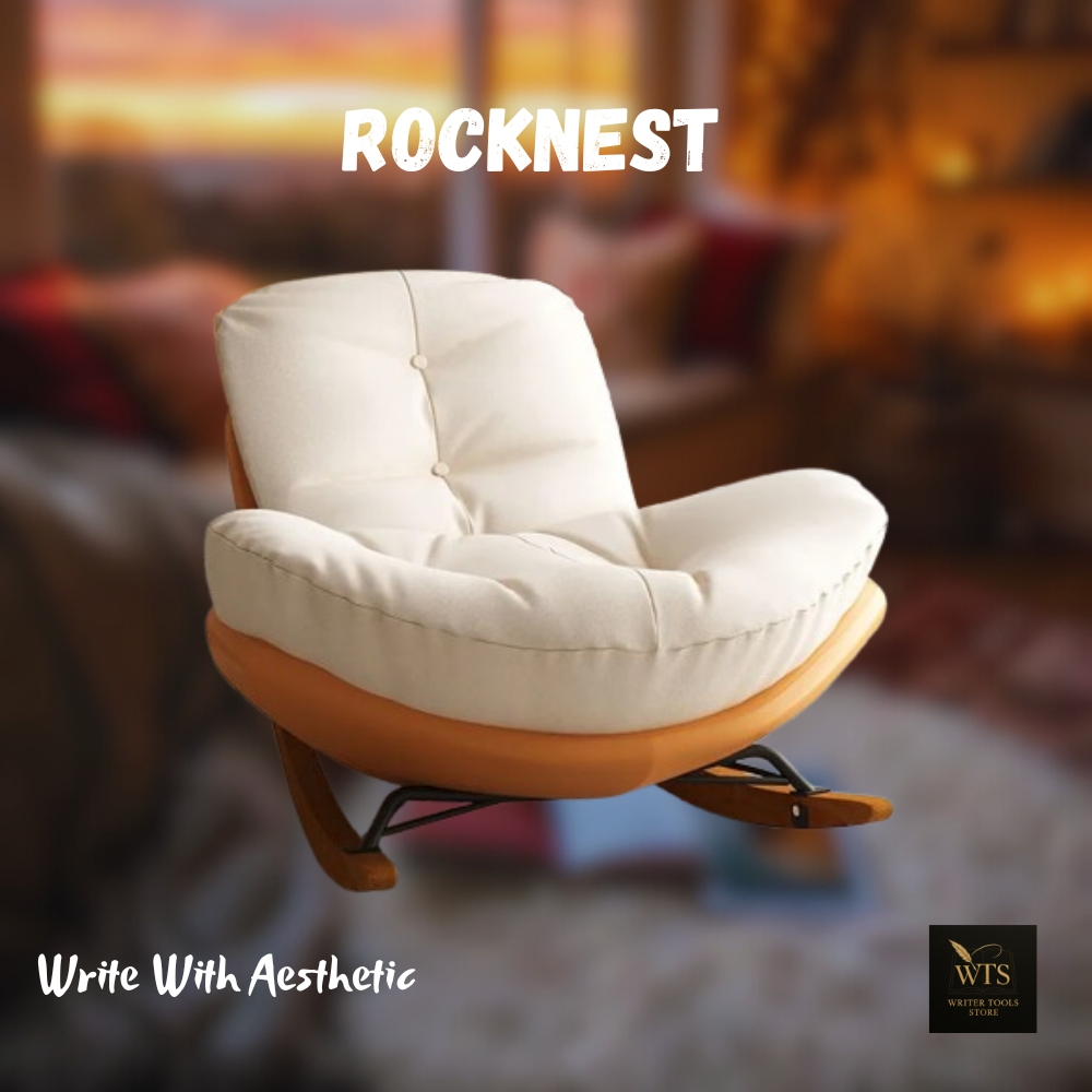 The Rocknest – Penguin-Inspired Lazy Rocking Chair | Comfy Recliner for Adults | Indoor Sofa for Living Room & Balcony