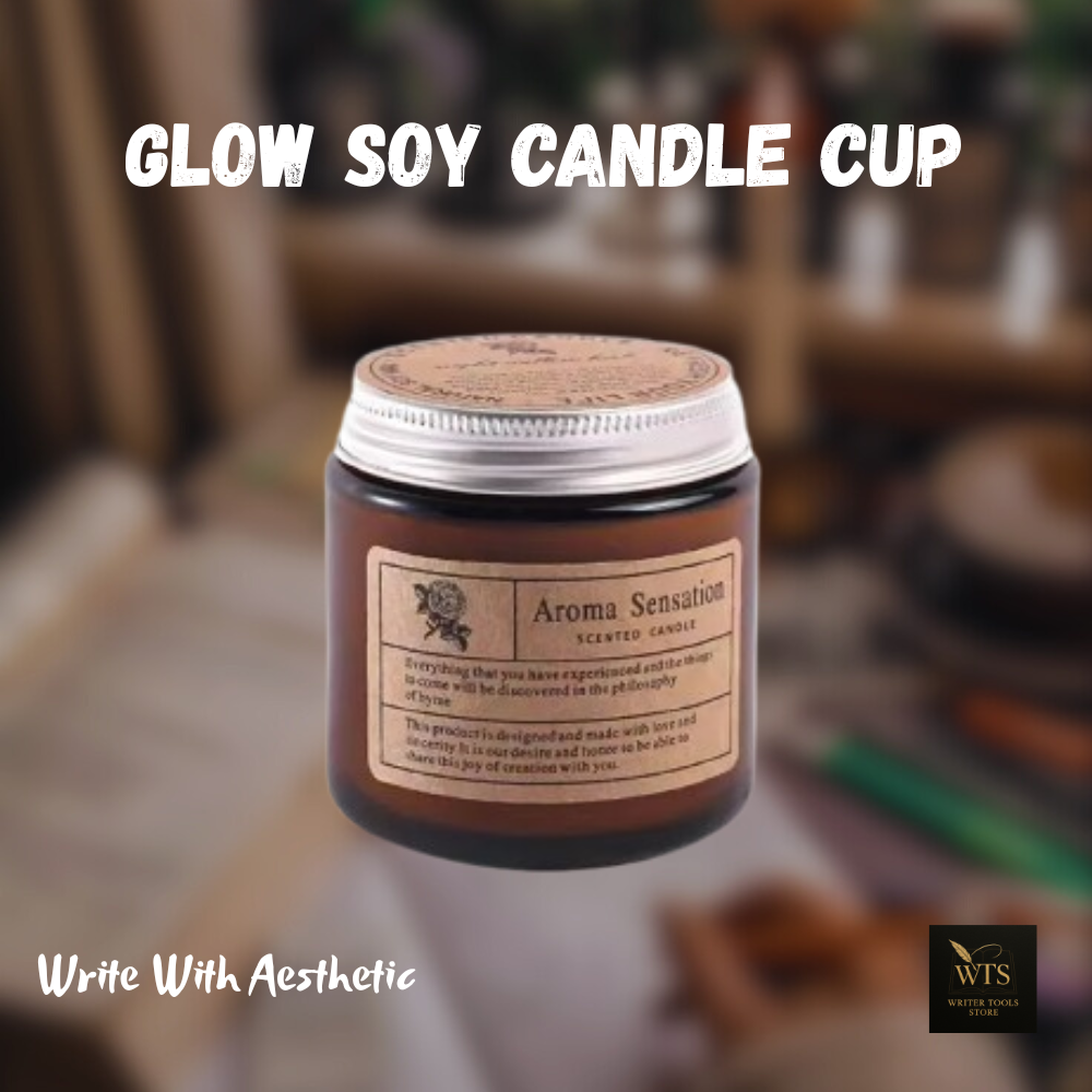 Serenity Glow Soy Candle Cup – Smokeless Aromatherapy Essential Oil Candle for Home Fragrance & Decorative Gifting