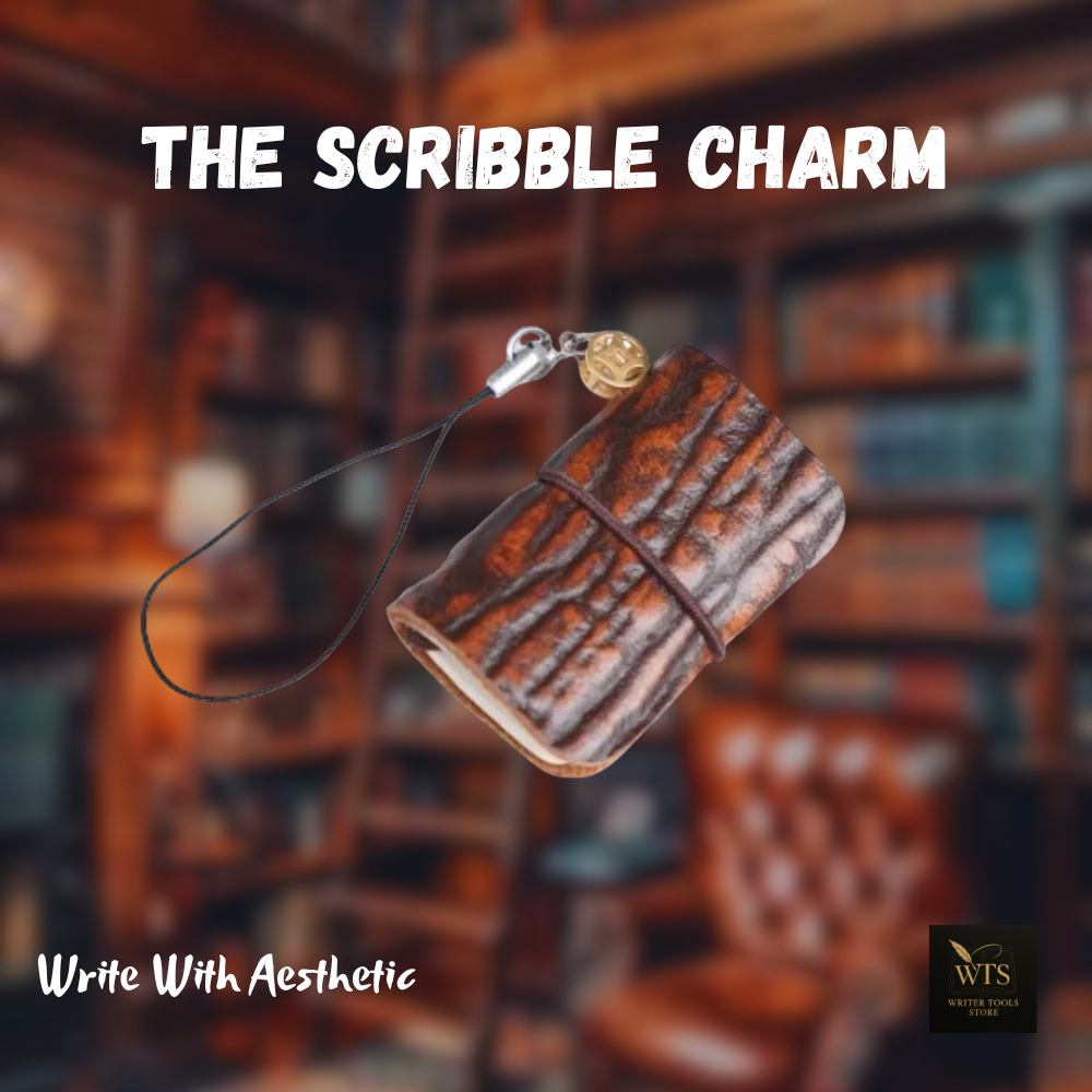 The Scribble Charm – Mini Keychain Notebook for Notes, Doodles & Daily Ideas