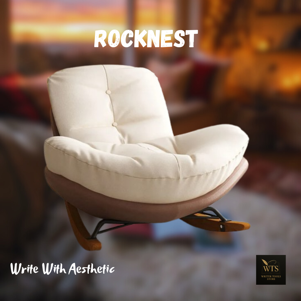 The Rocknest – Penguin-Inspired Lazy Rocking Chair | Comfy Recliner for Adults | Indoor Sofa for Living Room & Balcony