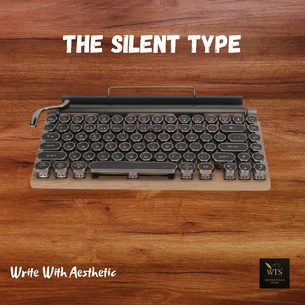 Retro Typewriter Keyboard whireless pc / phone