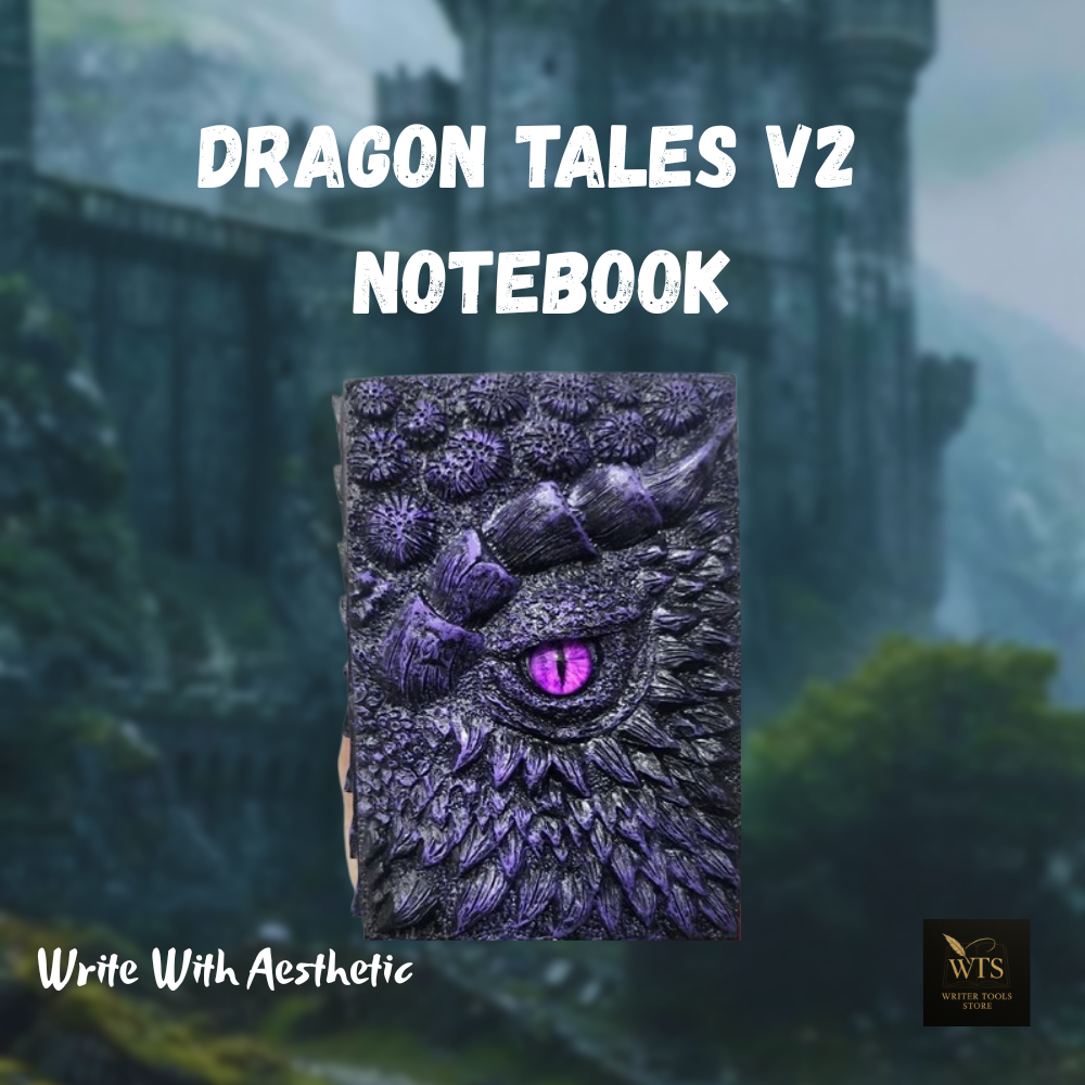 Dragon Tales Notebook V2 – Collectible Retro Journal & Home Decor Gift