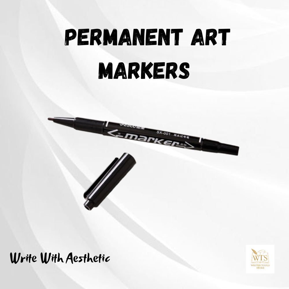 Premium Dual-Tip Permanent Pen / Art Markers – 10-Color Set