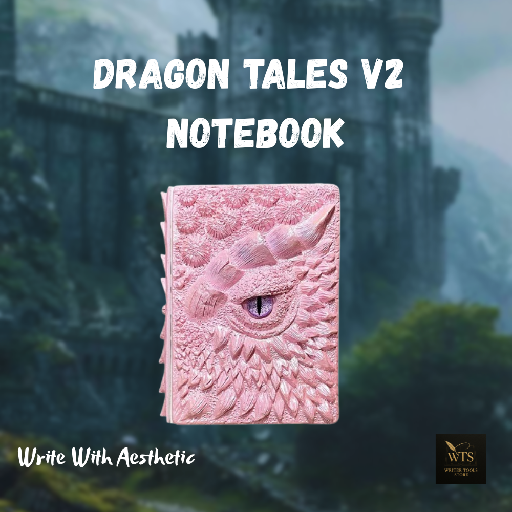 Dragon Tales Notebook V2 – Collectible Retro Journal & Home Decor Gift