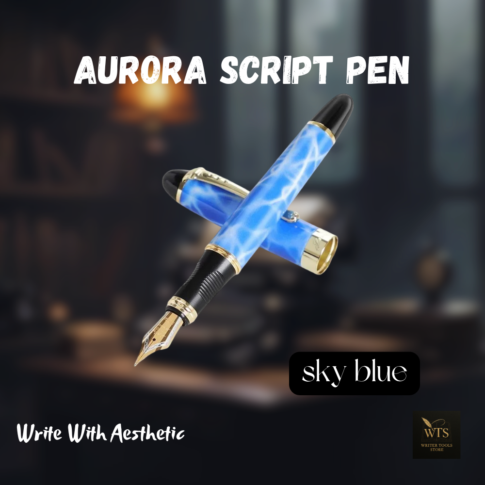 Aurora Script Pen – For Poets, Dreamers & Midnight Letters