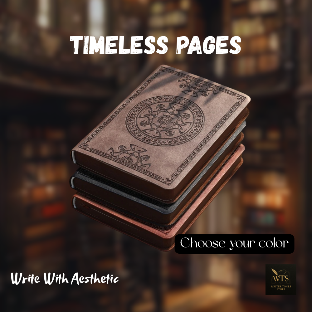 2025 Vintage Leather Notebook Diary for Daily Notes & Gifts