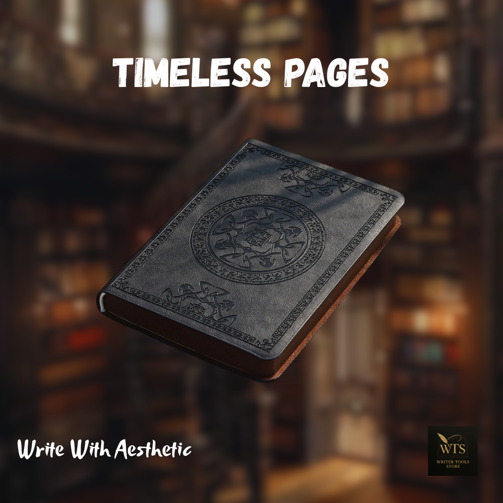 Timeless Pages – 2025 Vintage PU Leather Notebook Diary for Daily Notes & Gifts