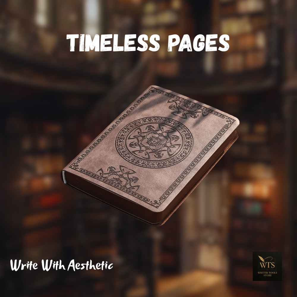 Timeless Pages – 2025 Vintage PU Leather Notebook Diary for Daily Notes & Gifts