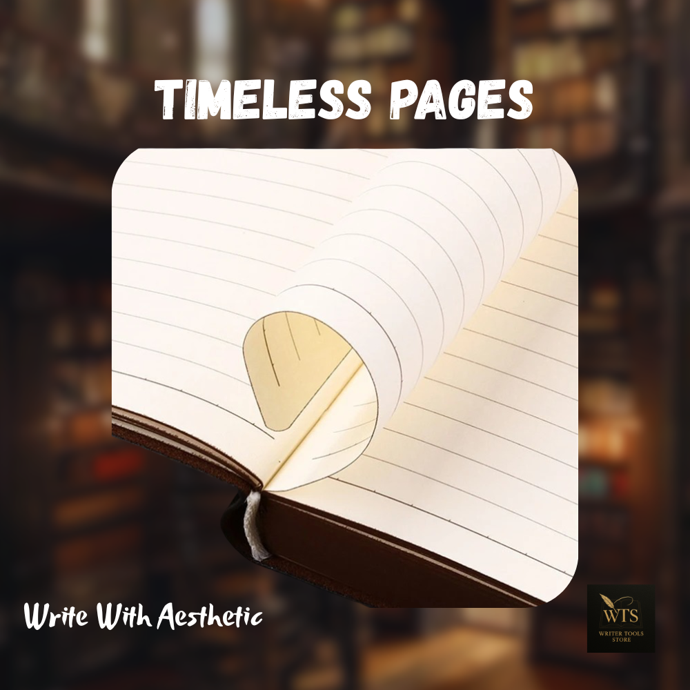Timeless Pages – 2025 Vintage PU Leather Notebook Diary for Daily Notes & Gifts