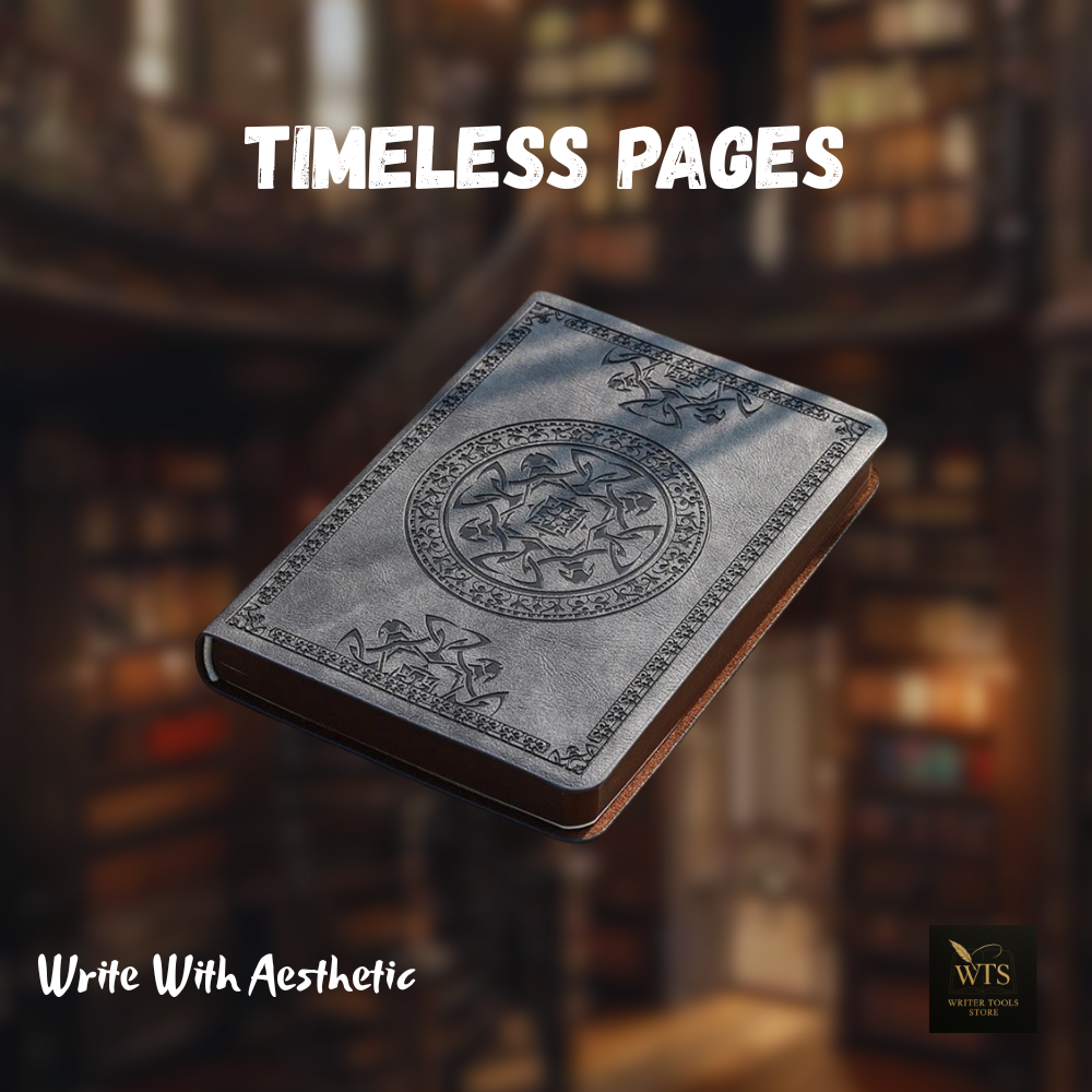 Timeless Pages – 2025 Vintage PU Leather Notebook Diary for Daily Notes & Gifts
