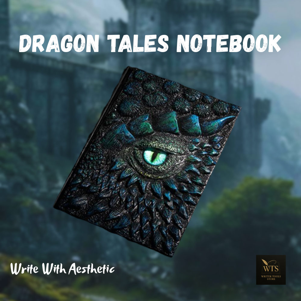 Dragon Tales Notebook V1 – Collectible Retro Journal & Home Decor Gift