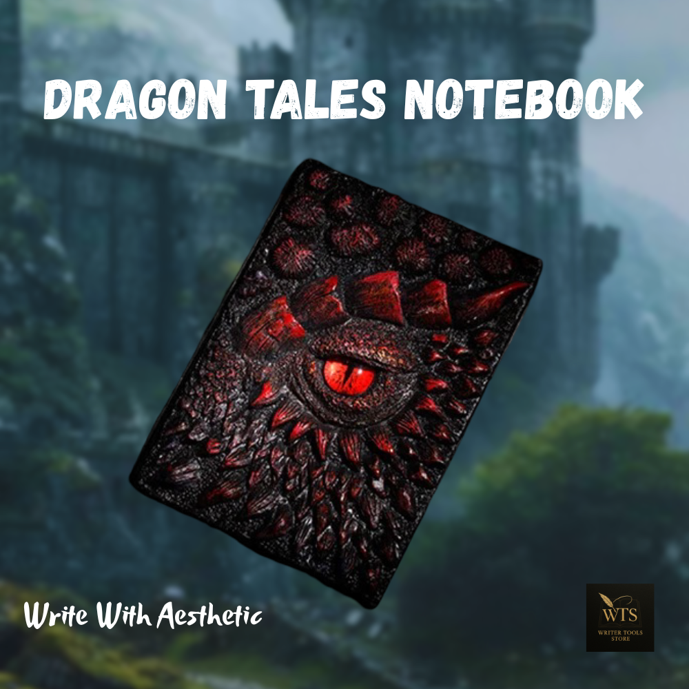 Dragon Tales Notebook V1 – Collectible Retro Journal & Home Decor Gift