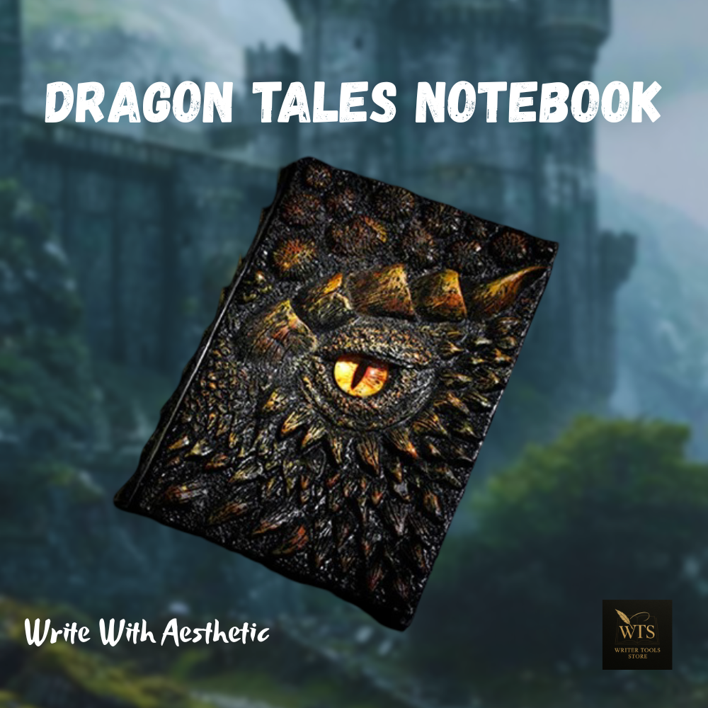 Dragon Tales Notebook V1 – Collectible Retro Journal & Home Decor Gift