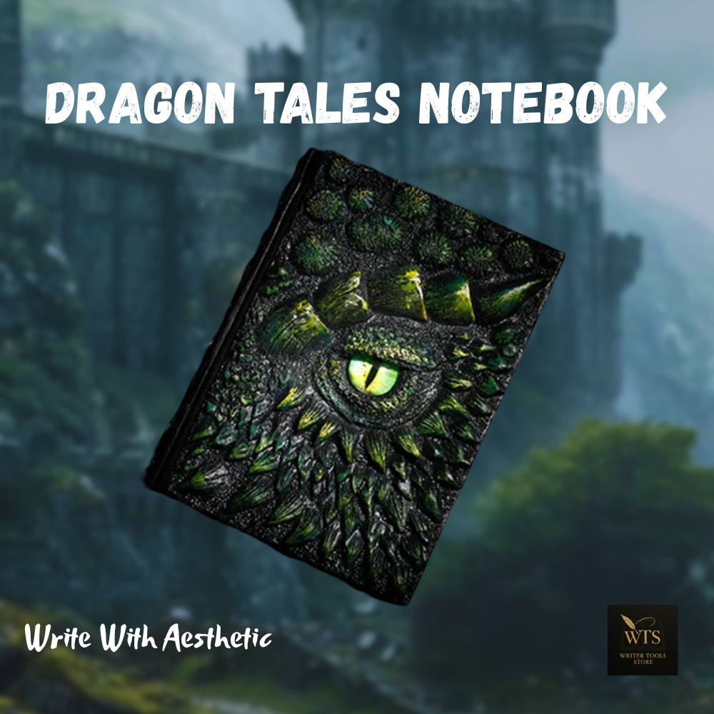 Dragon Tales Notebook V1 – Collectible Retro Journal & Home Decor Gift