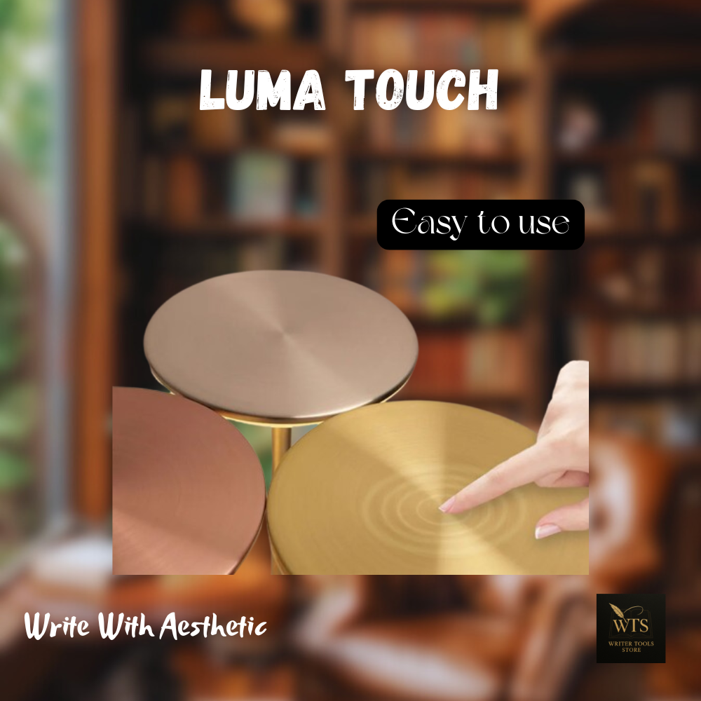 LumaTouch – Portable LED Table Lamp with Touch Sensor | USB Rechargeable Night Light for Bedroom, Hotel, Bar & Reading