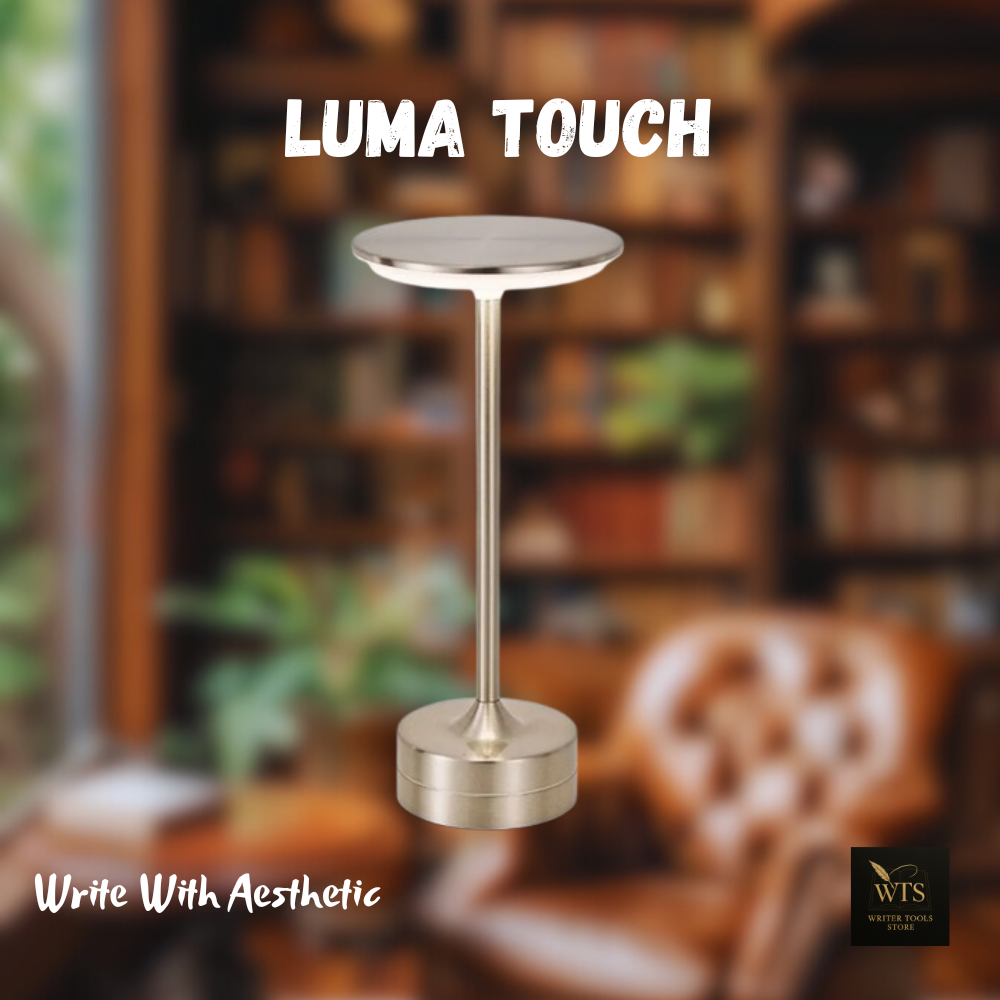LumaTouch – Portable LED Table Lamp with Touch Sensor | USB Rechargeable Night Light for Bedroom, Hotel, Bar & Reading