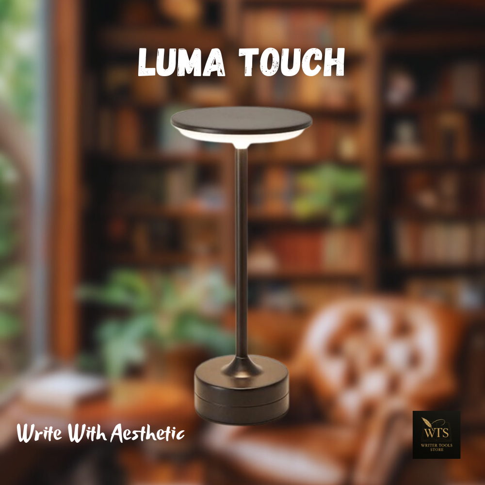 LumaTouch – Portable LED Table Lamp with Touch Sensor | USB Rechargeable Night Light for Bedroom, Hotel, Bar & Reading
