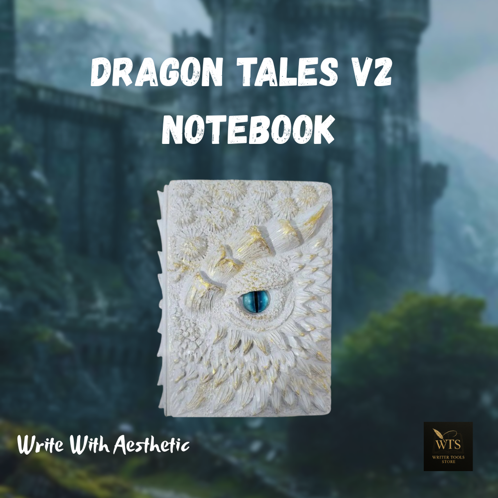 Dragon Tales Notebook V2 – Collectible Retro Journal & Home Decor Gift