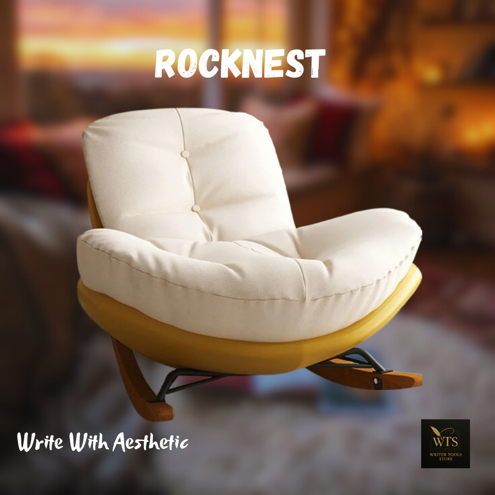 The Rocknest – Penguin-Inspired Lazy Rocking Chair | Comfy Recliner for Adults | Indoor Sofa for Living Room & Balcony