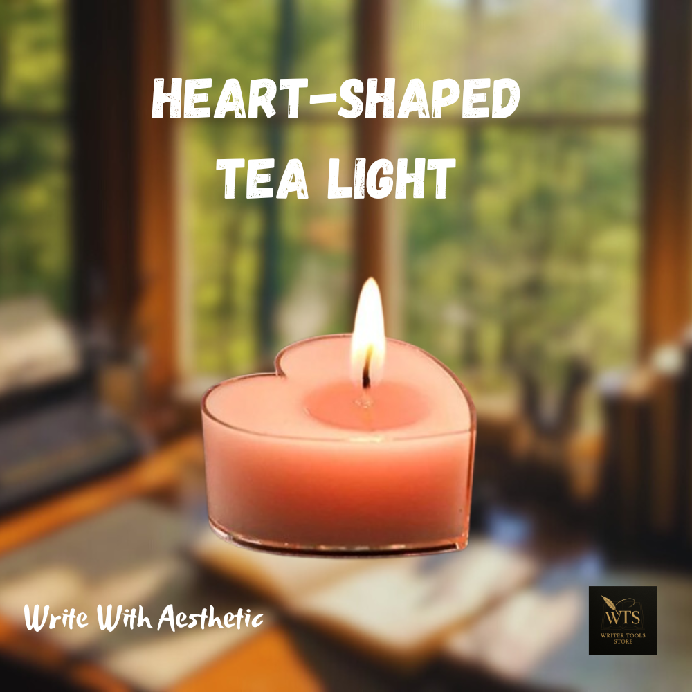 Heart-Shaped Scented Tea Light Candles – 9 pieces Romantic Decorative Set for Valentine’s Day, Weddings & Anniversaries
