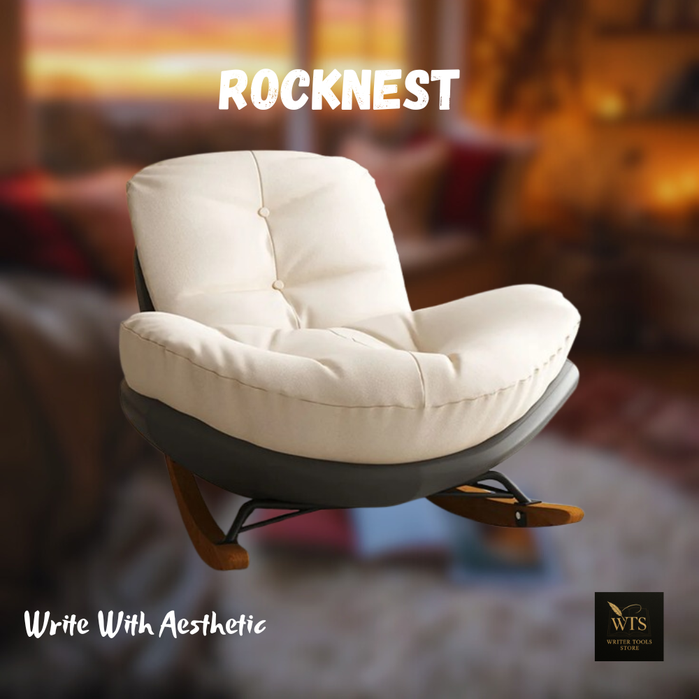 The Rocknest – Penguin-Inspired Lazy Rocking Chair | Comfy Recliner for Adults | Indoor Sofa for Living Room & Balcony