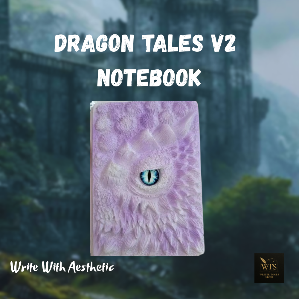 Dragon Tales Notebook V2 – Collectible Retro Journal & Home Decor Gift