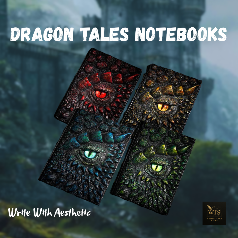 Dragon Tales Notebook V1 – Collectible Retro Journal & Home Decor Gift