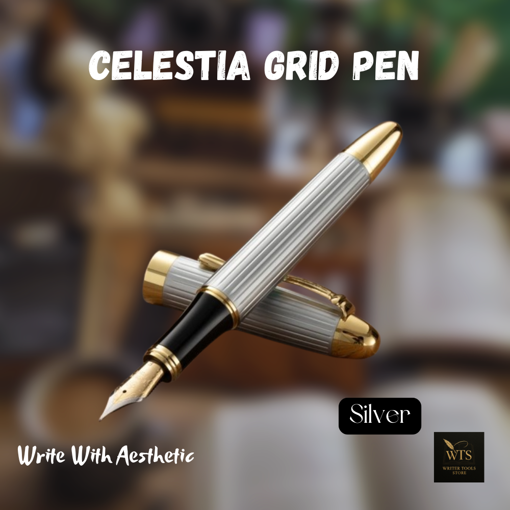 2025 Premium Striped Design with Large Exposed Nib for Elegant Everyday Writing