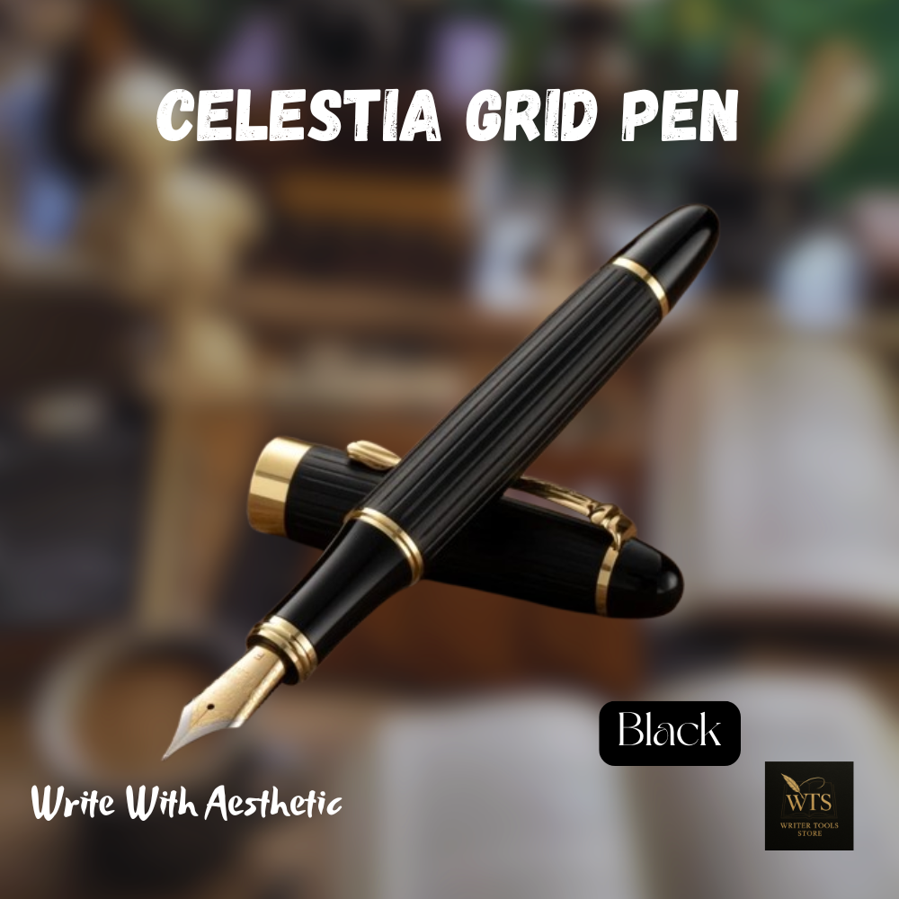 2025 Premium Striped Design with Large Exposed Nib for Elegant Everyday Writing