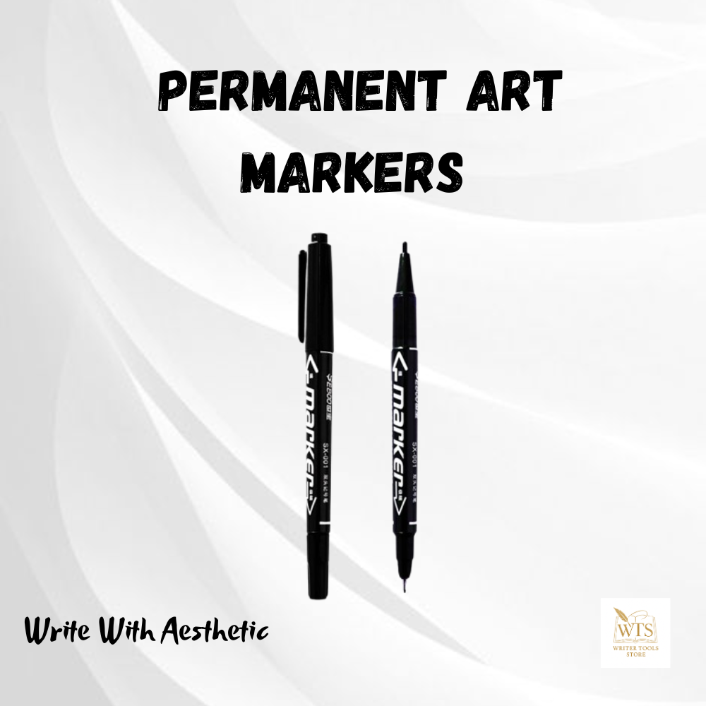 Premium Dual-Tip Permanent Pen / Art Markers – 10-Color Set